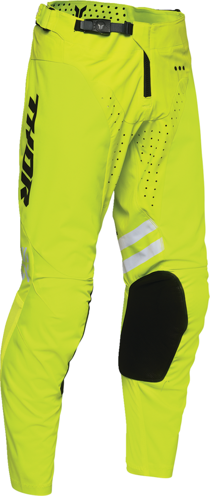 THOR Launchmode Dozer Pants - Acid/Black US 40 - Durable Motorcycle Riding Gear