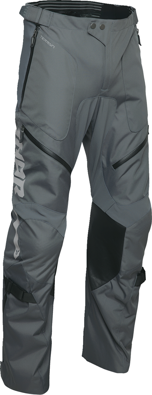 THOR Terrain Over-the-Boot Pants - Charcoal US 42, Part Number 2901-12178