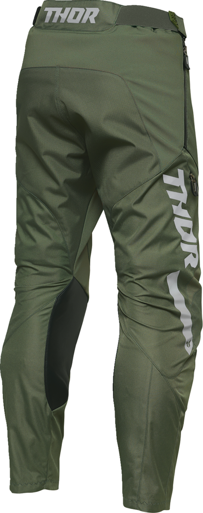 THOR Terrain In-the-Boot Pants - Army/Charcoal US 42 - Part Number 2901-12189