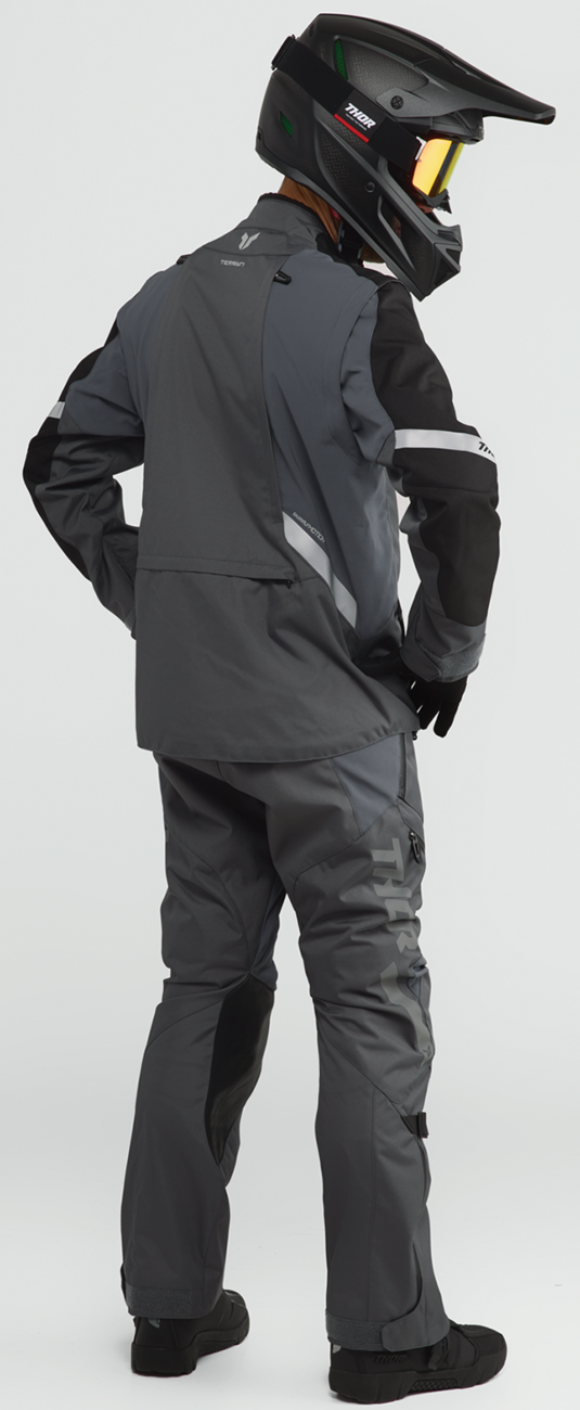 THOR Terrain Over-the-Boot Pants - Charcoal US 46 (Part No. 2901-12180)