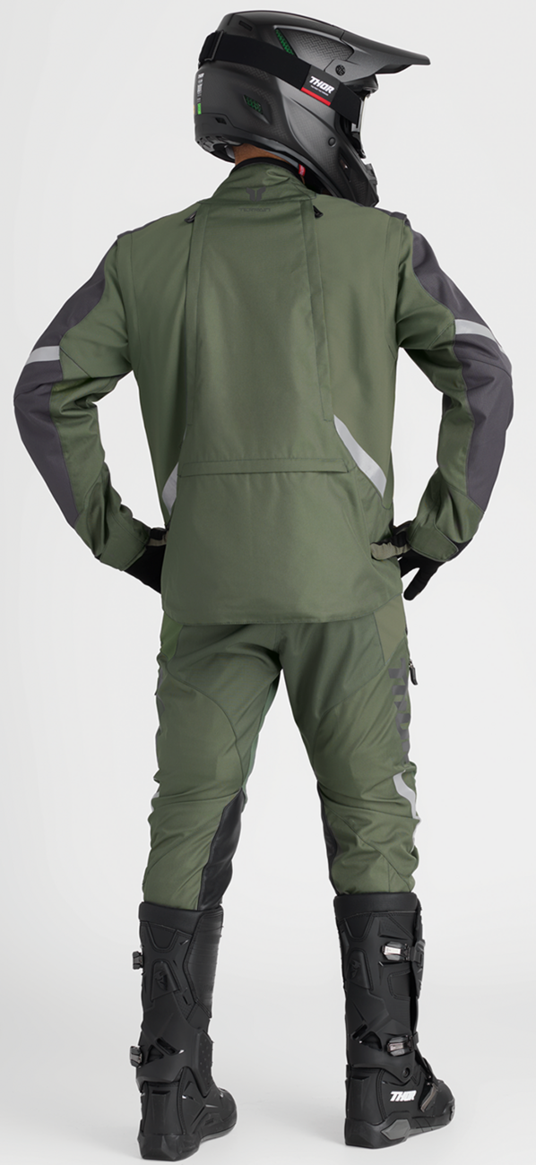 THOR Terrain In-the-Boot Pants - Army/Charcoal, US 48 - Part Number 2901-12192