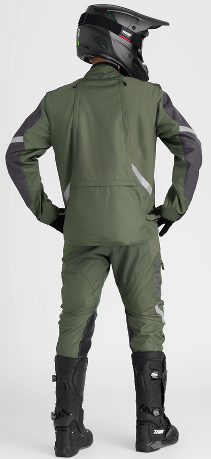 THOR Terrain In-the-Boot Pants - Army/Charcoal US 44 - Part Number 2901-12190