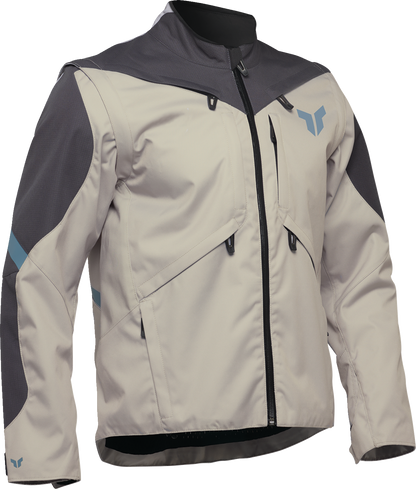 THOR Terrain Jacket - Sand, Small - Durable Waterproof Motorcycle Jacket with Ventilation and Storage