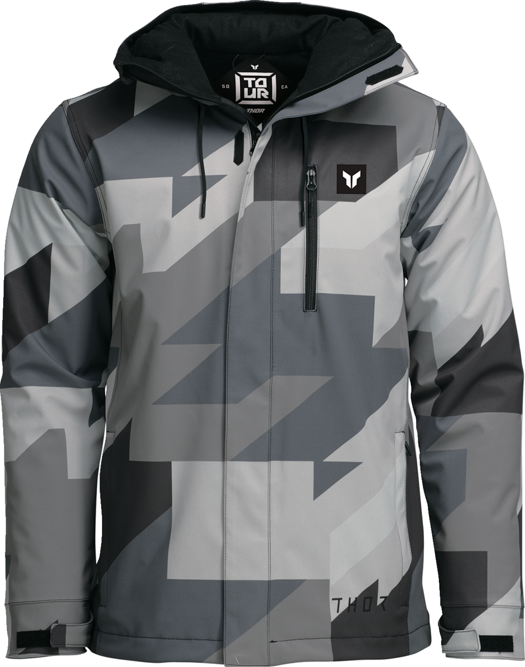THOR Tour Jacket - Brave Black and Camo, Size XL - Part Number 2920-0864