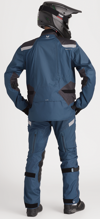 THOR Range Jacket Steel 3XL - Waterproof Motorcycle Jacket with RHEON™ Protection and Ventilation