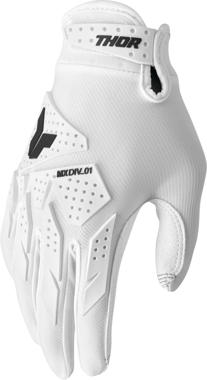 THOR Launchmode XP Gloves - White, Small (Part Number 3330-8155)