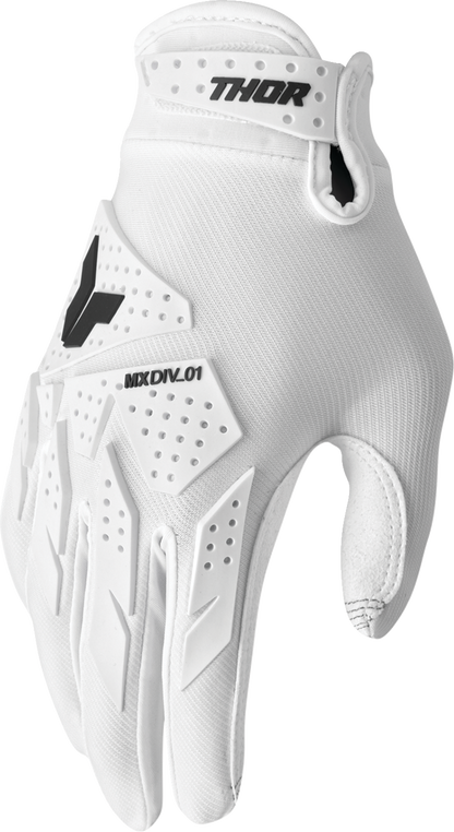 THOR Launchmode XP Gloves - White, Small (Part Number 3330-8155)