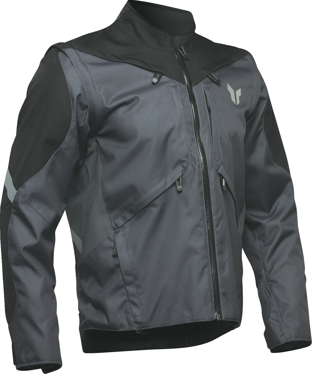 THOR Terrain Jacket Charcoal XL (Part Number 2920-0881) for Trail Riding and All-Weather Conditions
