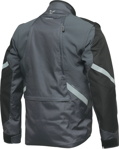 THOR Terrain Jacket Charcoal Large (Part No. 2920-0880) – Durable Waterproof Motorcycle Gear