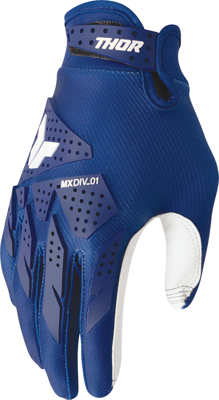 THOR Launchmode XP Gloves - Navy, Small (Part Number 3330-8176)
