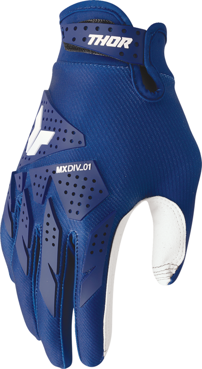 THOR Launchmode XP Gloves - Navy, Small (Part Number 3330-8176)