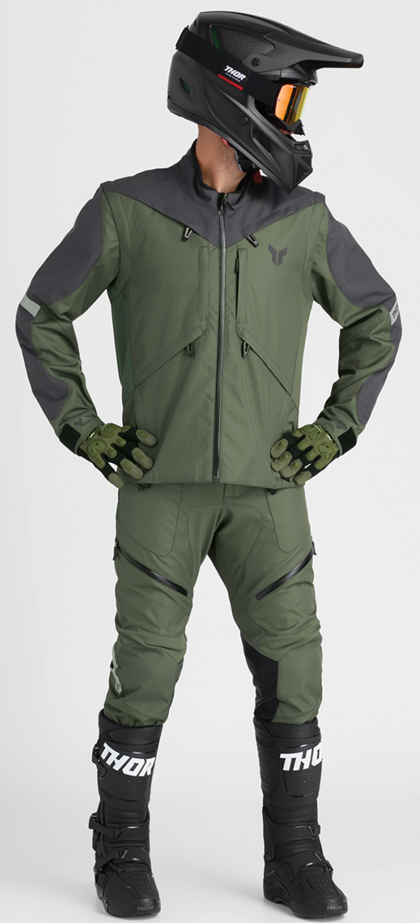 THOR Terrain Jacket Army/Charcoal - Part Number 2920-0868