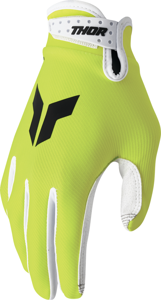 THOR Launchmode Gloves - Acid, Size XS - Comfortable and Durable Motorcycle Gloves