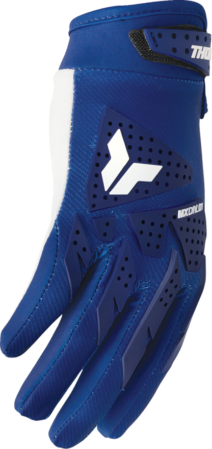 THOR Launchmode XP Gloves - Navy, Small (Part Number 3330-8176)