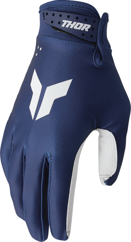 THOR Launchmode Gloves Navy Medium - Part Number 3330-8202