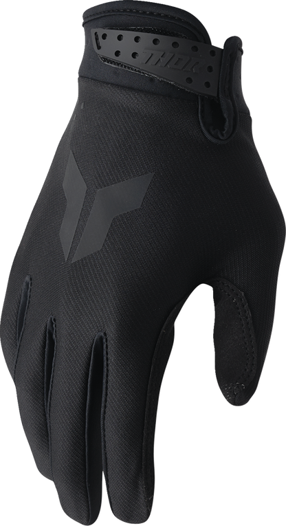 THOR Launchmode Gloves - Black, Size Large - Part Number 3330-8191