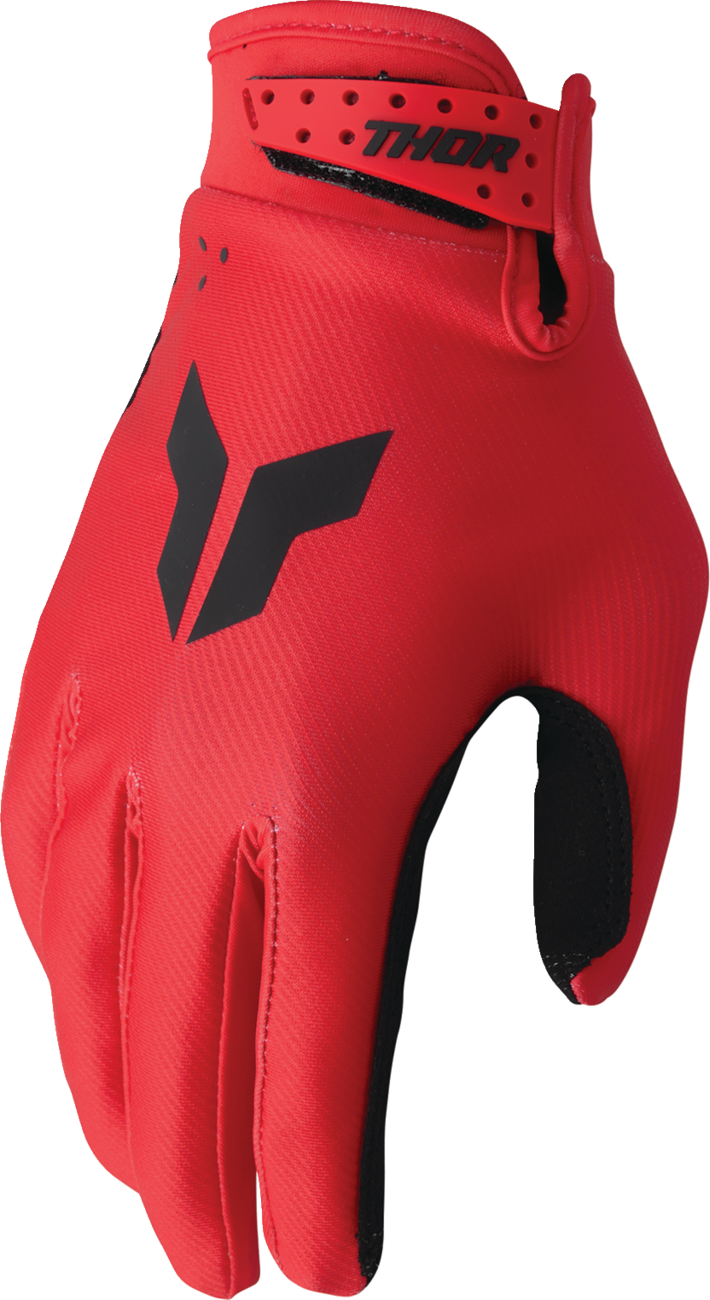 THOR Launchmode Gloves - Red, Size XS - Model 3330-8212