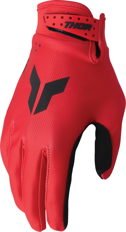 THOR Launchmode Gloves - Red, Size XS - Model 3330-8212