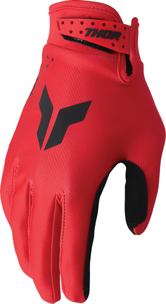 THOR Launchmode Gloves - Red, Size XS - Model 3330-8212