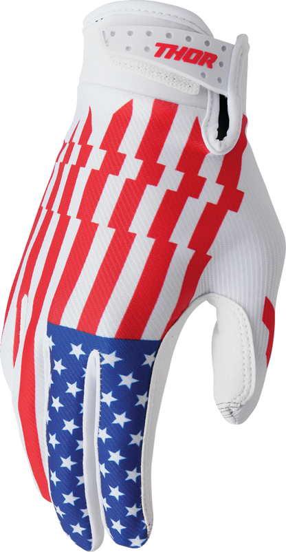 THOR Launchmode Gloves - Patriot - Medium (Part Number 3330-8208)