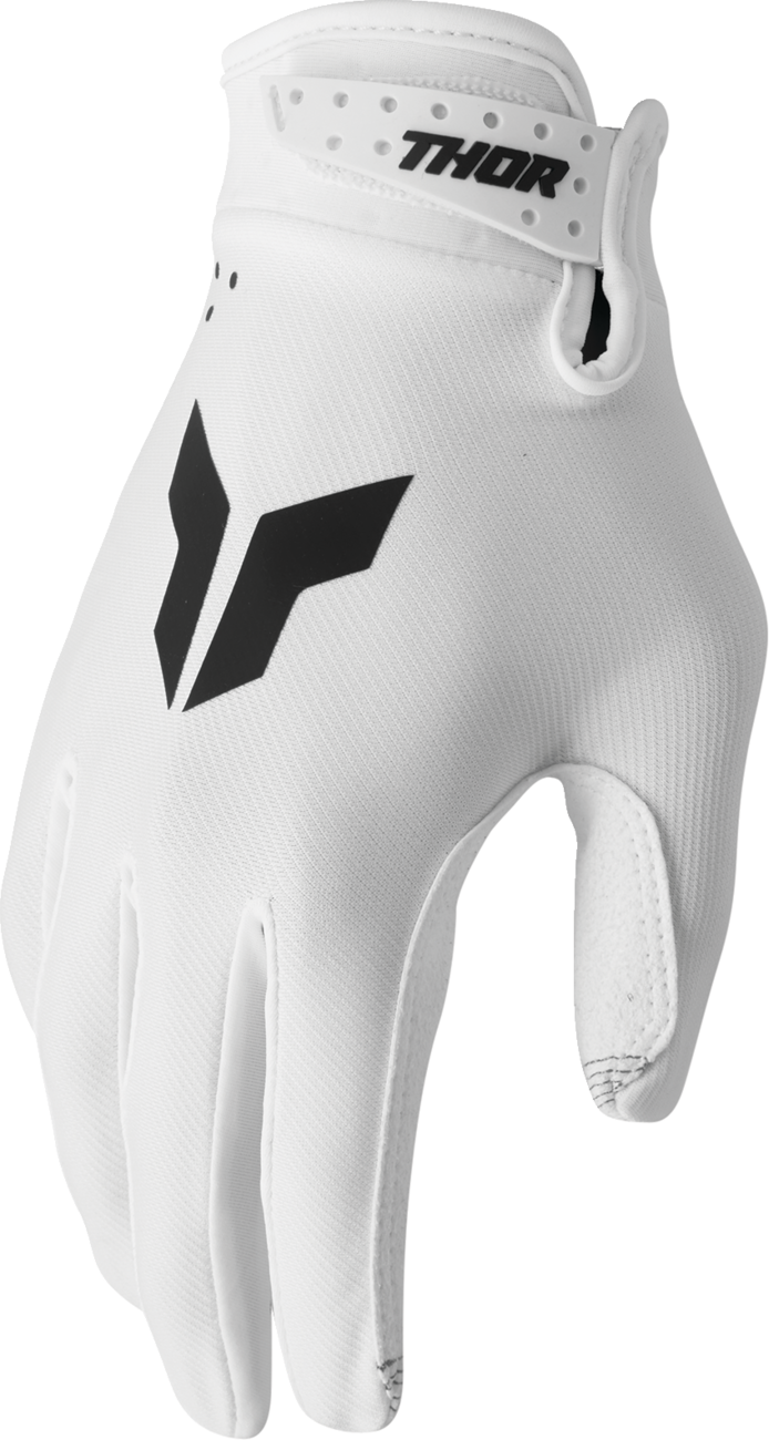 THOR Launchmode Gloves - White - Large (Part Number 3330-8227)