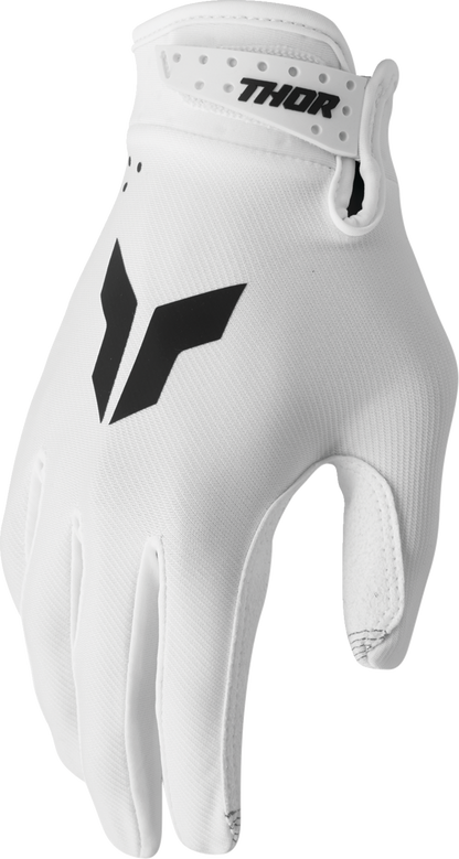 THOR Launchmode Gloves - White - Large (Part Number 3330-8227)