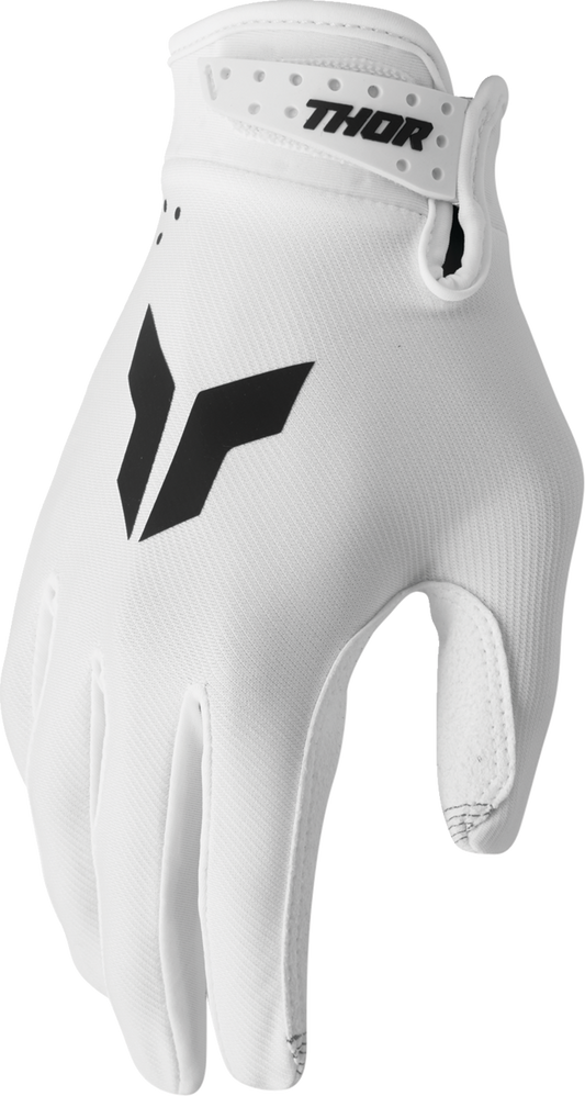 THOR Launchmode Gloves - White, Size 2XL, Part Number 3330-8229