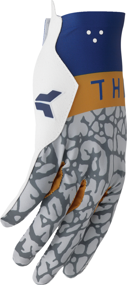 THOR Sportmode Bravo Gloves Large Navy/Copper - Part 3330-8239