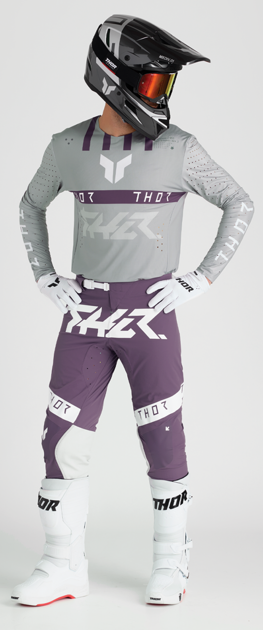THOR Launchmode Gloves - White - Large (Part Number 3330-8227)