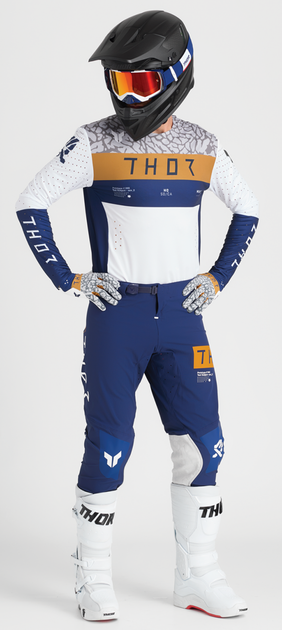 THOR Sportmode Bravo Gloves XL Navy/Copper Part 3330-8240