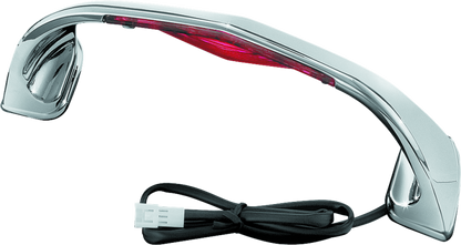 Kuryakyn LED Lighted Trunk Lid Handle for Honda GL1800 Gold Wing (2001-2005) - Chrome with Clear Lens and Red LEDs