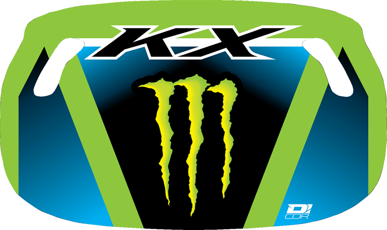 D'COR VISUALS Monster Energy Pit Board 60-60-125 with Dry Erase Surface