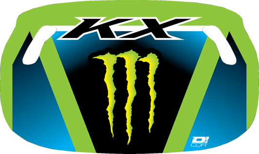 D'COR VISUALS Monster Energy Pit Board 60-60-125 with Dry Erase Surface