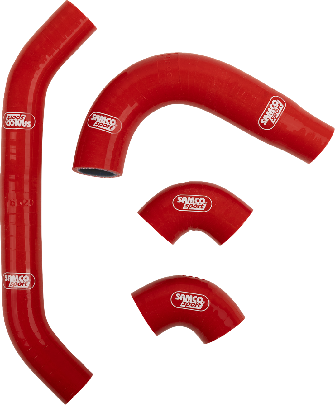 Moose Offroad OEM Fit Radiator Hose Kit for Gas Gas, Husqvarna, KTM - Red (Part KTM-132-RD)