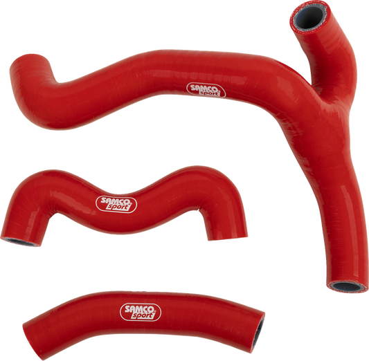Moose Offroad OEM Fit Radiator Hose Kit - Red for Gas Gas, Husqvarna, and KTM - Part Number KTM-45-RD