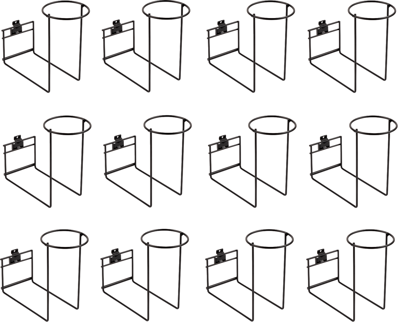6D Helmets Helmet Floor Display with Hooks - Part Number 9903-0765