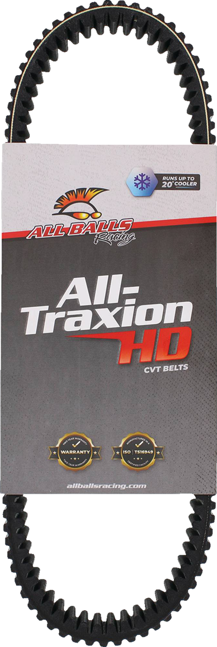 ALL BALLS All Traxion CVT Belt 25-9025 for Ranger 570/1000, Heavy-Duty Performance