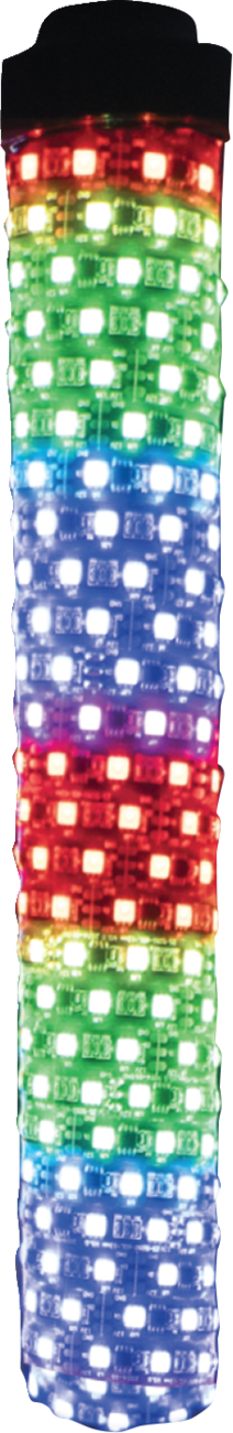 BRITE-LITES Super Chunk 1' Whip Light Pair - Model BL-WPCKIT1 with Bluetooth Music Sync and Multiple Colors