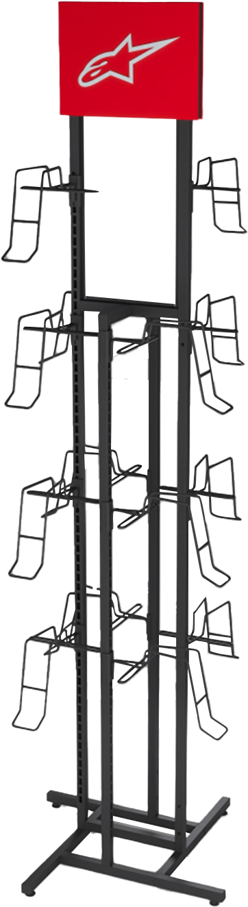 Alpinestars Helmet Display Stand 99HD-94104 for Showcasing Motorcycle Helmets