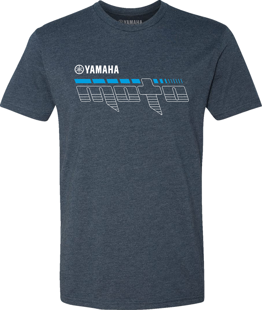 Yamaha Apparel Yamaha Racing Moto T-Shirt - Navy, 2XL - Comfortable Cotton-Poly Blend