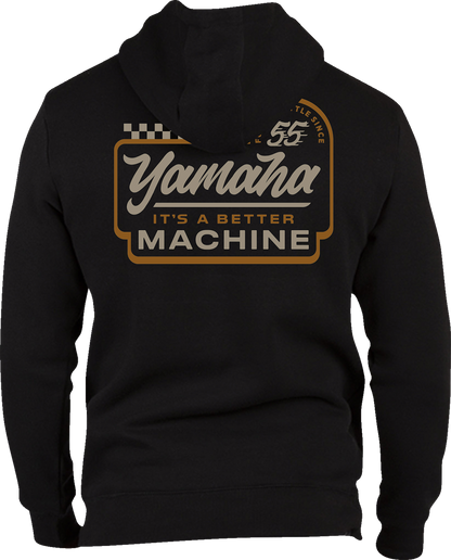 Yamaha Apparel Yamaha It's a Better Machine Hoodie - Black, Small (Part Number: LEM25S-M40-S)