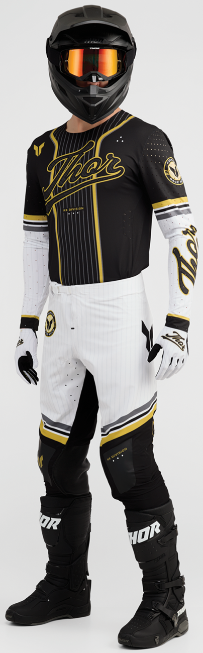 THOR Sportmode Baller Pants - Black/Gold US 36 | Durable Race-Optimized Motorcycle Pants