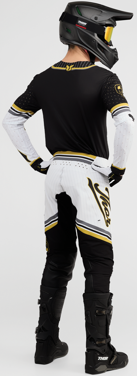 THOR Sportmode Baller Pants - Black/Gold US 36 | Durable Race-Optimized Motorcycle Pants