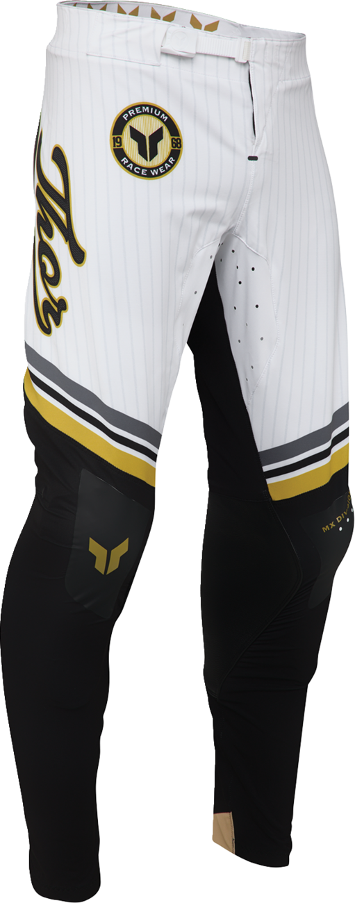 THOR Sportmode Baller Pants - Black/Gold US 36 | Durable Race-Optimized Motorcycle Pants