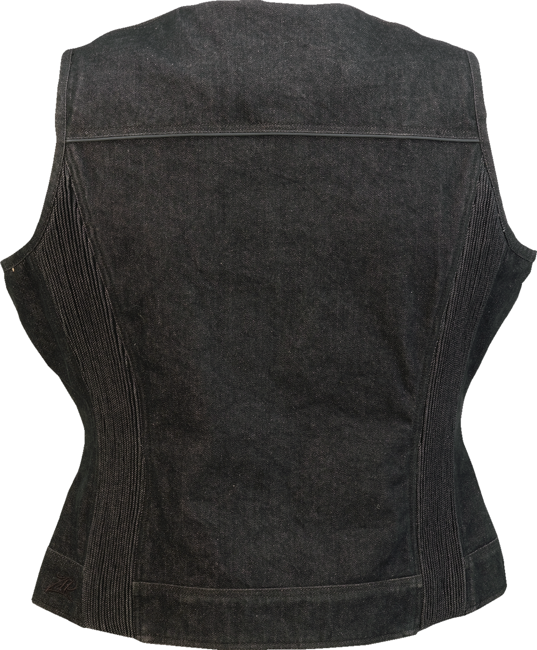 Z1R Women's Denim Vest - Black (Part Number 2831-0111)
