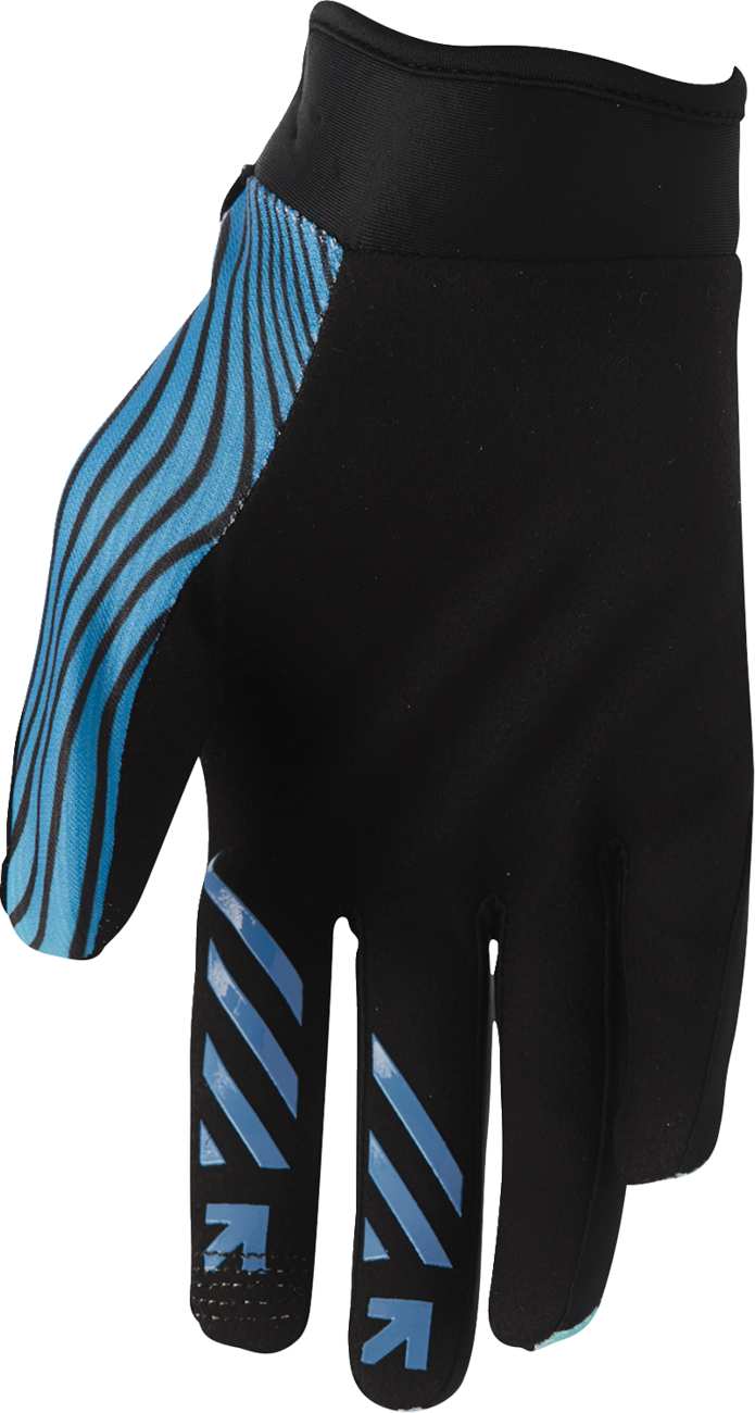 THOR Launchmode Identity Gloves - Medium, Teal/Black - Part No. 3330-8530