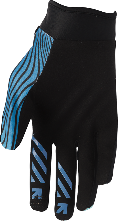 THOR Launchmode Identity Gloves - Teal and Black, Large (Part Number 3330-8531)