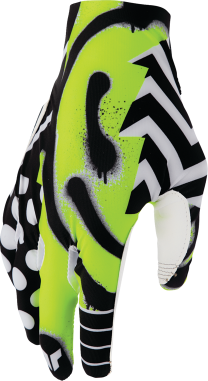 THOR Sportmode Anarchy Gloves Black/White XS - Part Number 3330-8549