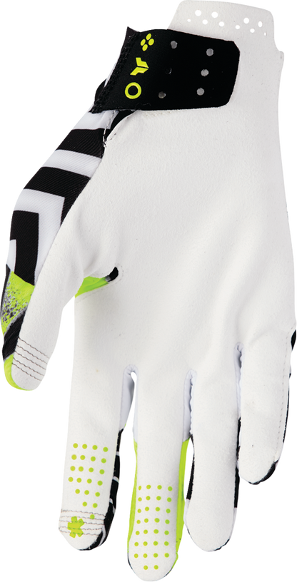 THOR Sportmode Anarchy Gloves - Black/White, XL - Part Number 3330-8553