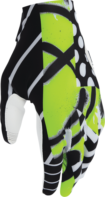 THOR Sportmode Anarchy Gloves - Black/White, XL - Part Number 3330-8553